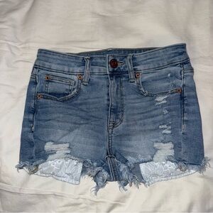 American Eagle Light Wash Shorts